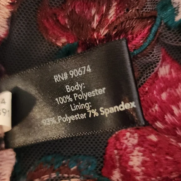 Boston Proper Floral Sleeveless Midi Dress Size 16 - Picture 7 of 7